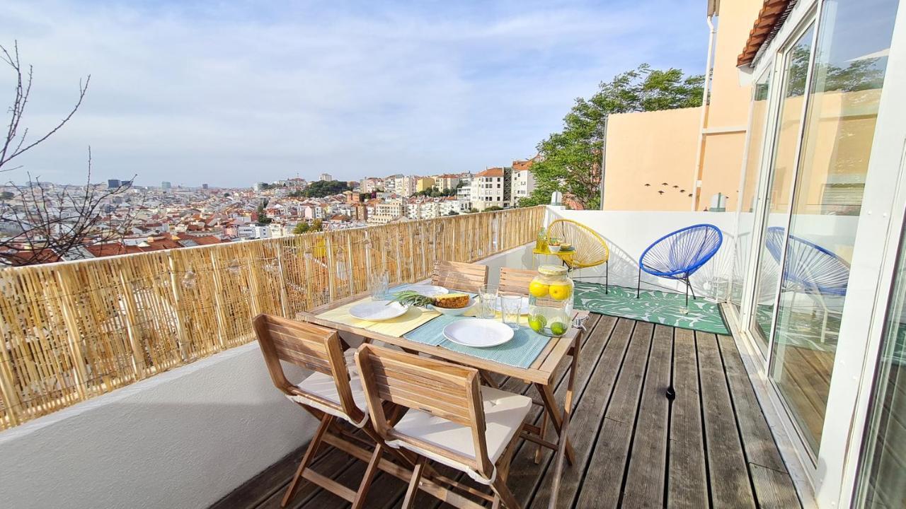 Happy Stay Lisbon - Suite With A View, Private Terrace & Ac Esterno foto