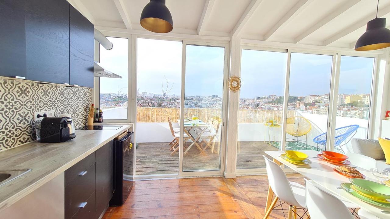 Happy Stay Lisbon - Suite With A View, Private Terrace & Ac Esterno foto