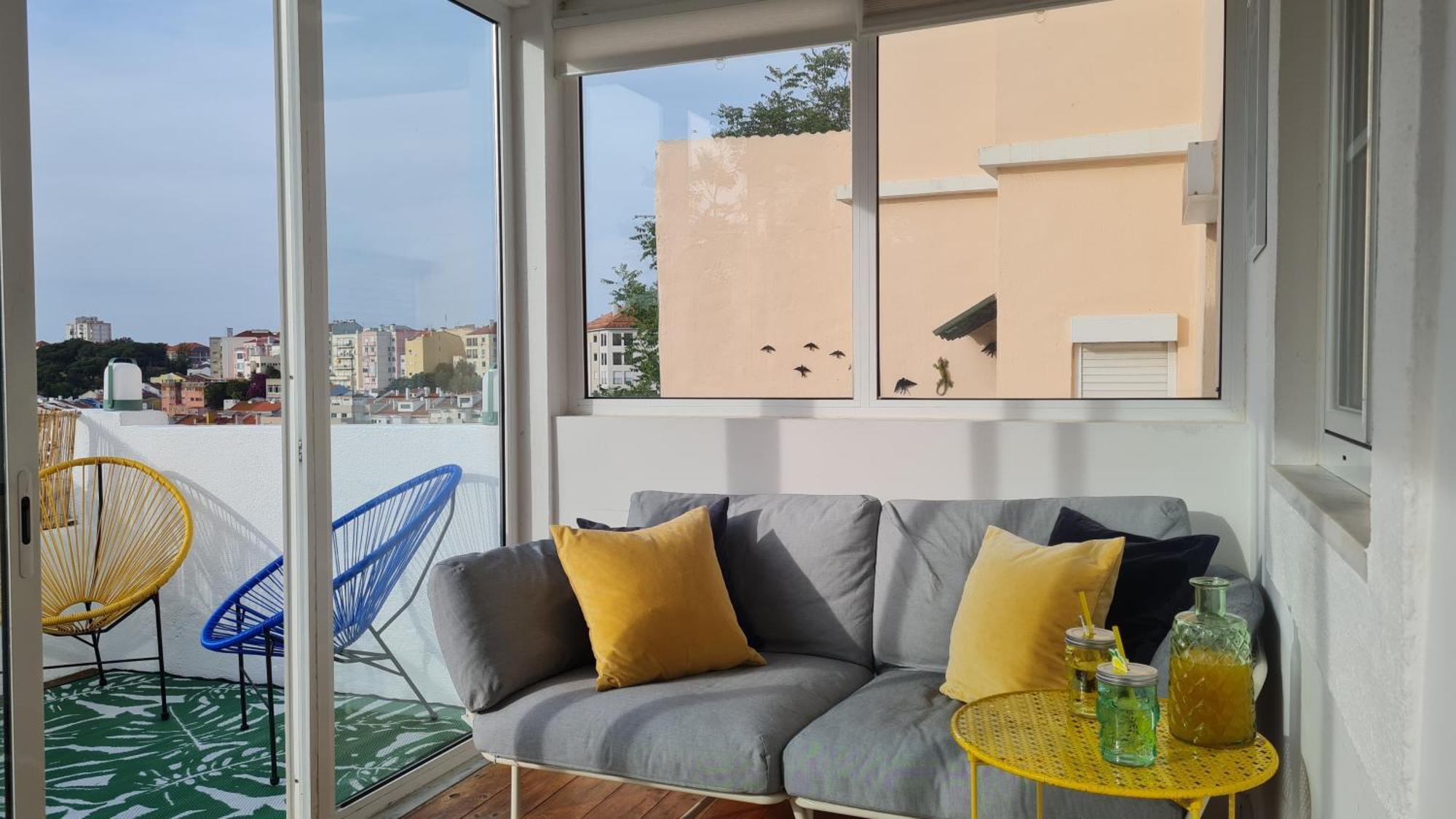 Happy Stay Lisbon - Suite With A View, Private Terrace & Ac Esterno foto