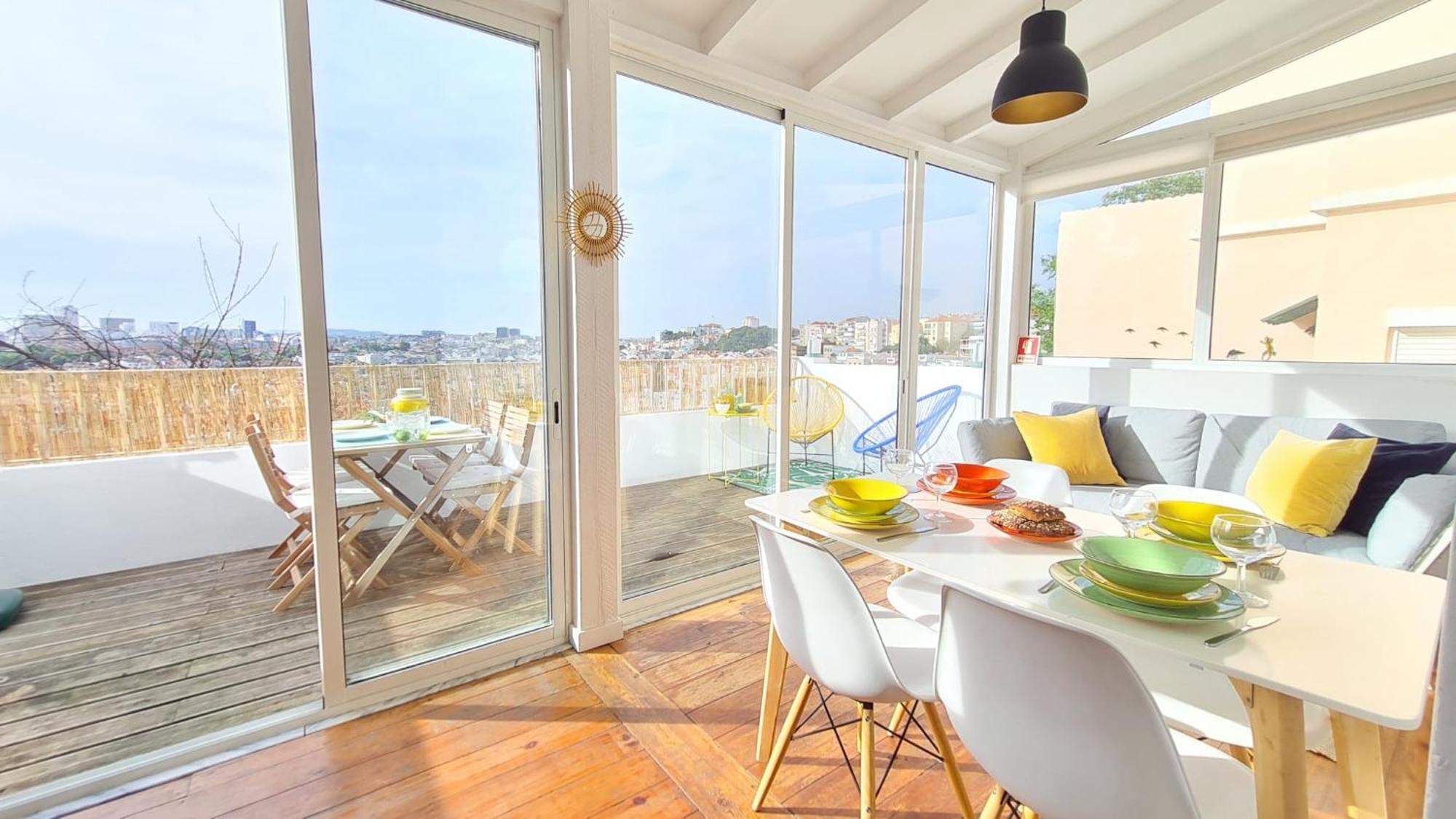 Happy Stay Lisbon - Suite With A View, Private Terrace & Ac Esterno foto